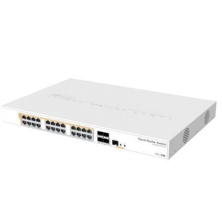 MikroTik CRS328-24P-4S+RM Switch de 28 Puertos con 24 RJ45 PoE y 4 SFP+